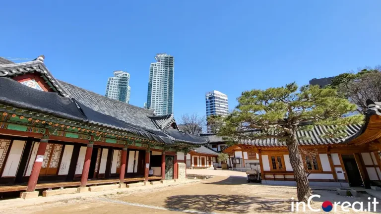 Bongeunsa Temple a Gangnam, Seoul in Corea del Sud